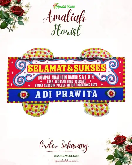 Papan Bunga Ucapan Selamat Malingping